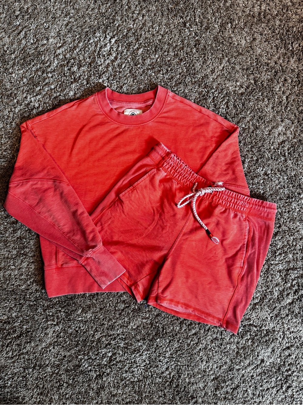 Women’s Cozy Sweatshirt and Shorts Pajama Set